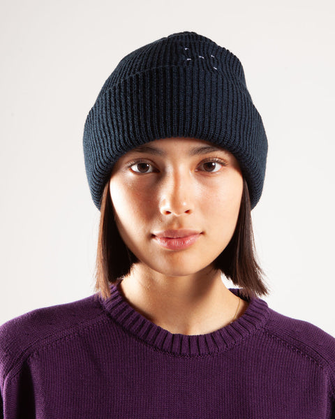 everyone basic beanie (navy)