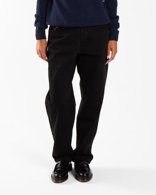 Pop Trading Company Drs Denim Arch Rinsed Pants Black