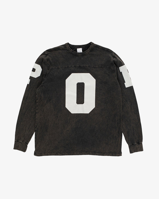 Pop Trading Company Football Longsleeve Black