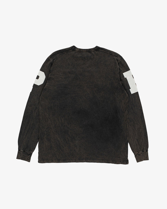 Pop Trading Company Football Longsleeve Black