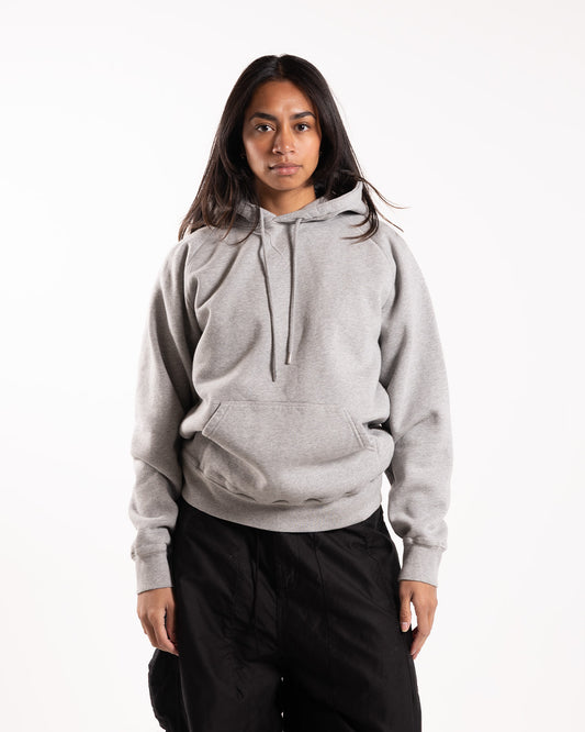 Pop Trading Company Hearts Hooded Sweat Heather Grey