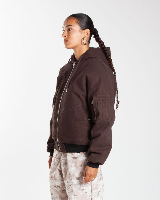 Pop Trading Company Hooded Flight Jacket Delicioso