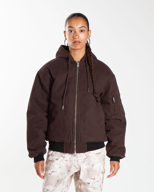 Pop Trading Company Hooded Flight Jacket Delicioso