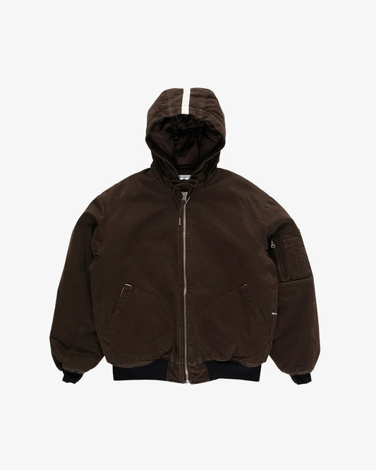 Pop Trading Company Hooded Flight Jacket Delicioso