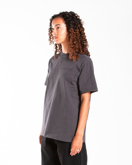 Pop Trading Company Logo T-Shirt Anthracite/Black