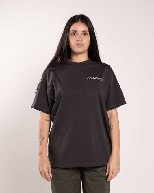 Pop Trading Company Oneliner T-Shirt Anthracite