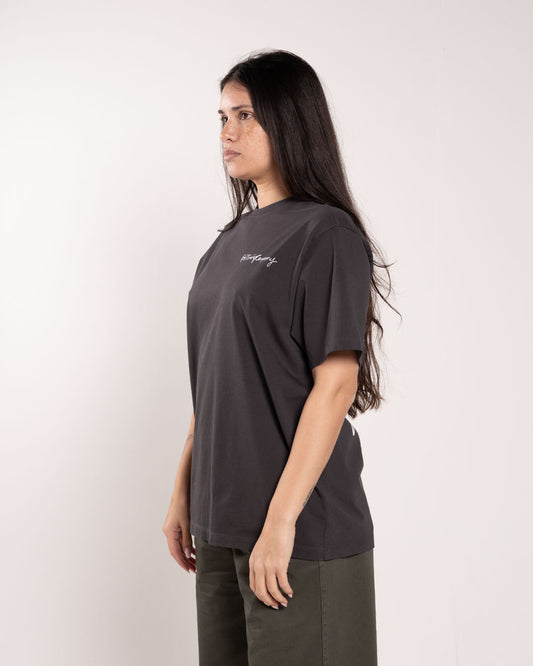 Pop Trading Company Oneliner T-Shirt Anthracite
