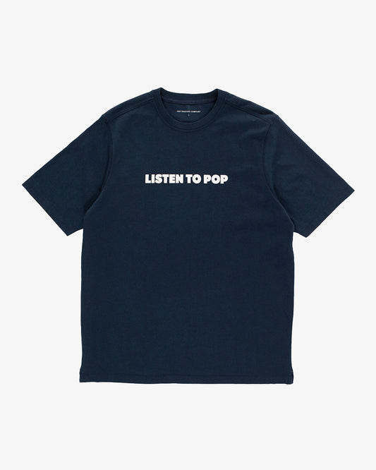 Pop Trading Company Skatemuzik T-Shirt Navy