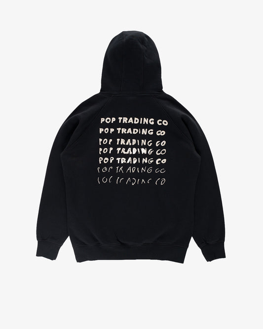 Pop Trading Company Sketchy Hooded Sweat Black