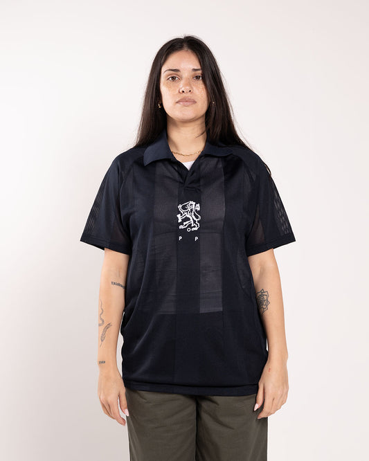 Pop Trading Company Sportif Club Shirt Navy