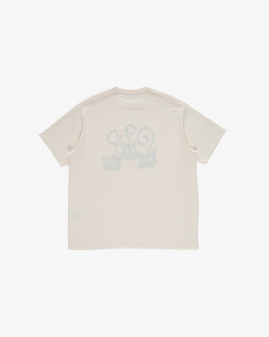Pop Trading Company Tail T-Shirt Off White