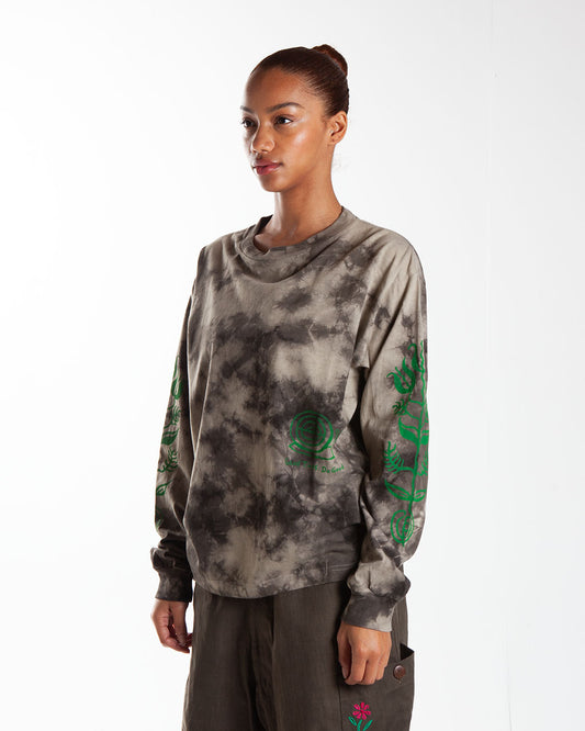 Potato Head Seeds of Life Long Sleeve T-Shirt White/Light Grey