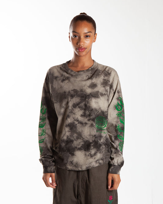 Potato Head Seeds of Life Long Sleeve T-Shirt White/Light Grey