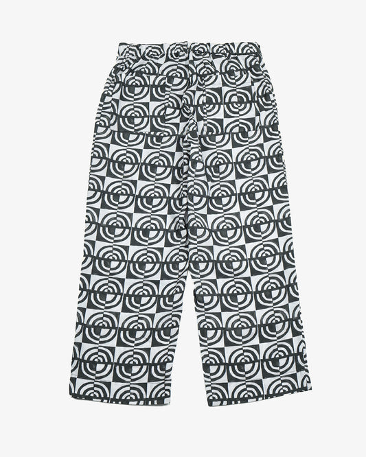 Potato Head Monogram Block Print Easy Pants