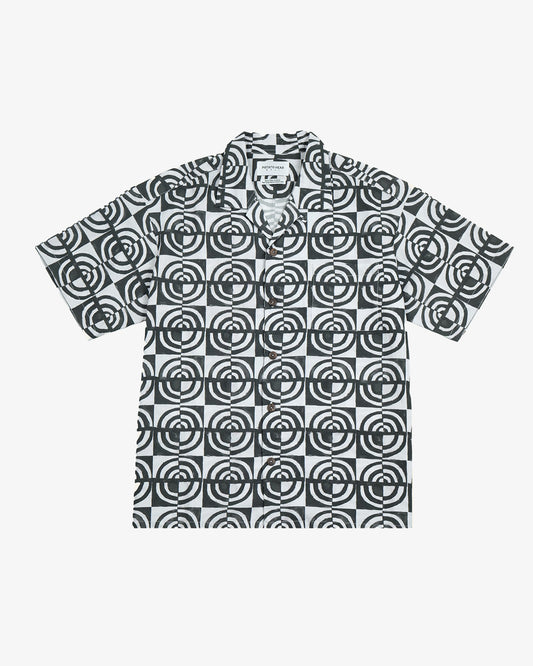 Potato Head Monogram Block Print Short Sleeve Shirt