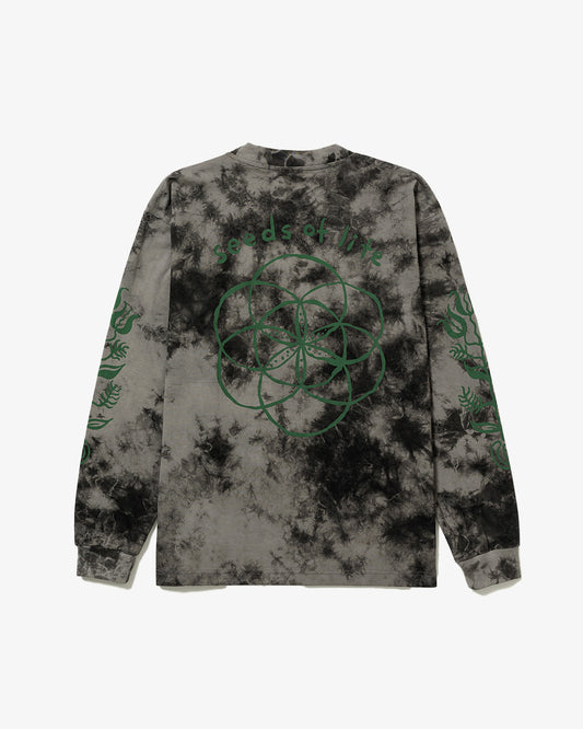 Potato Head Tie Dye Crewneck Sweater Black