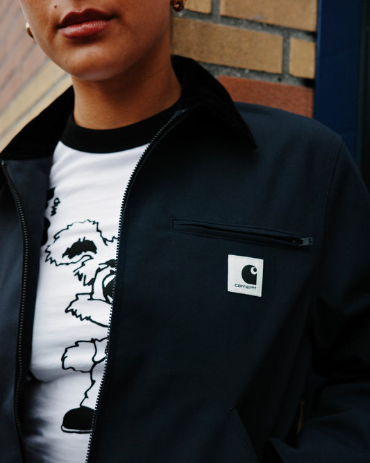 Carhartt WIP W' S/S IP Ringer T-Shirt White/Black