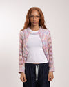 Rhodolirion Knit Bolero - Fancy Yarn Light Blue