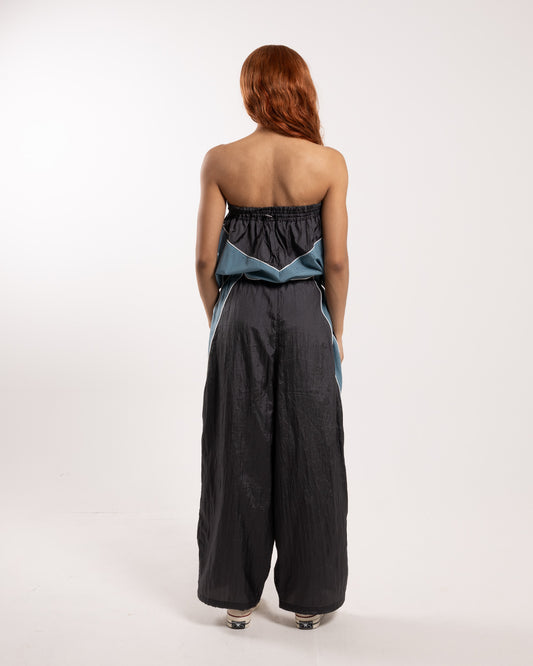 Rhodolirion Tube Top Warming Up Suit Charcoal