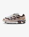 Salomon, XT 6, brown sneaker, hiking shoe, women, side view