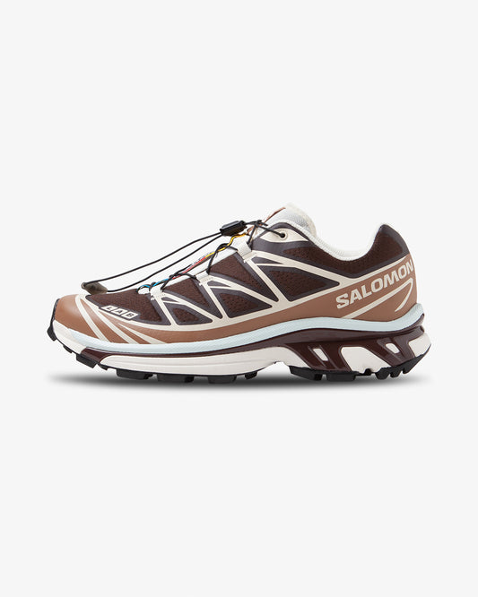 Salomon, XT 6, brown sneaker, hiking shoe, women, side view