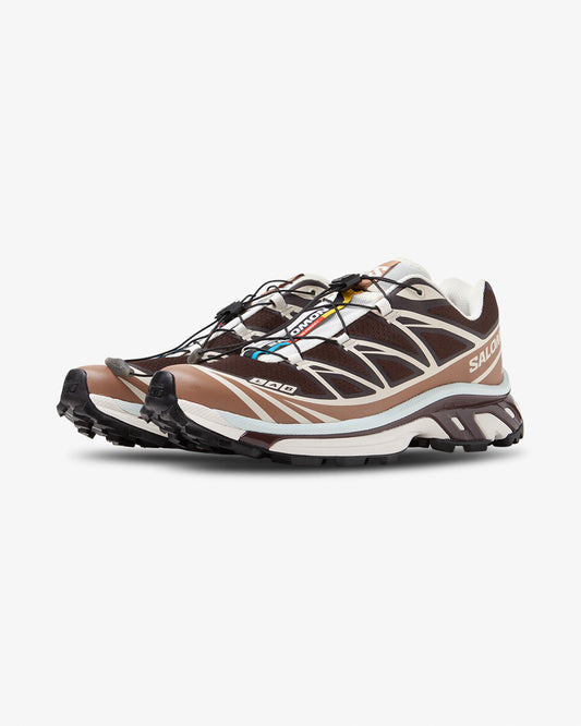 Salomon, XT 6, brown sneaker, hiking shoe, women, front view