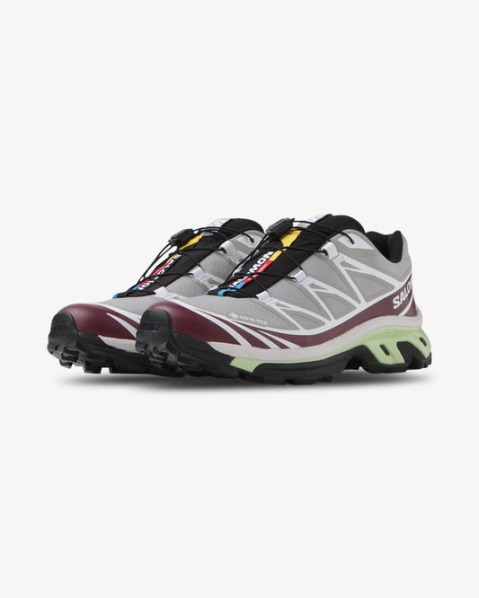 Salomon XT-6 Gore Tex Paloma/Maroon