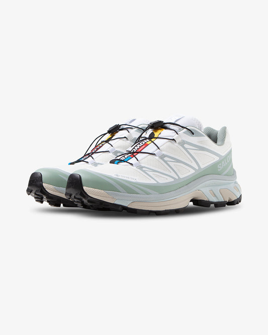 Salomon XT-6 Gore-Tex White/Green Milieu