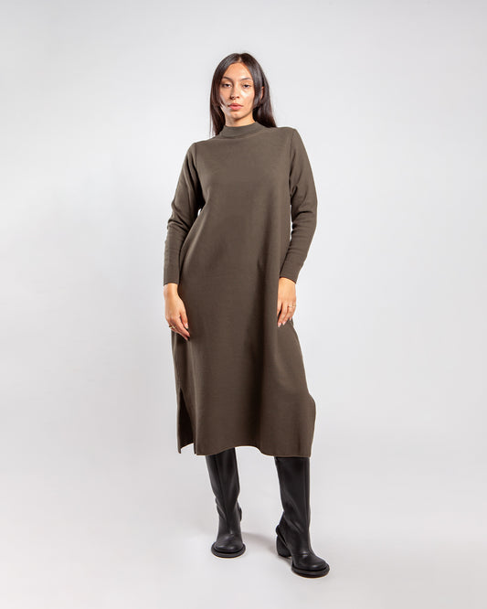 Snow Peak Co/Pe Knit Dress Olive