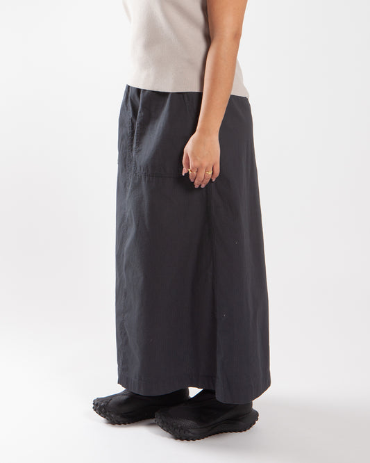 Maha - Snow Peak Takibi Light Ripstop Skirt Black