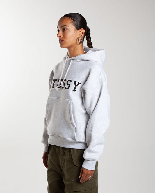 Stüssy Applique Hood Ash Heather