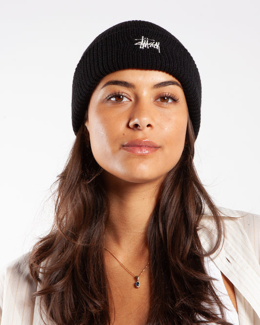 Stüssy Basic Cuff Beanie Black