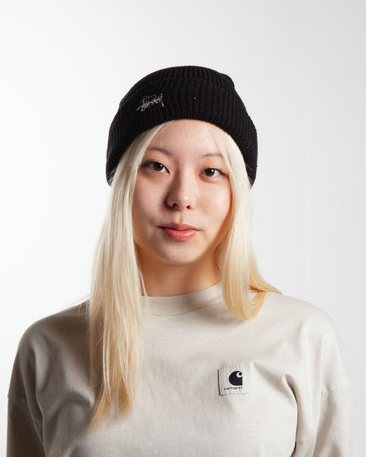 Stüssy Basic Cuff Beanie Black