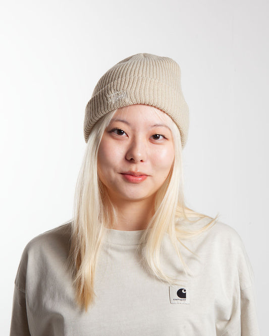 Stüssy Basic Cuff Beanie Faded Tan