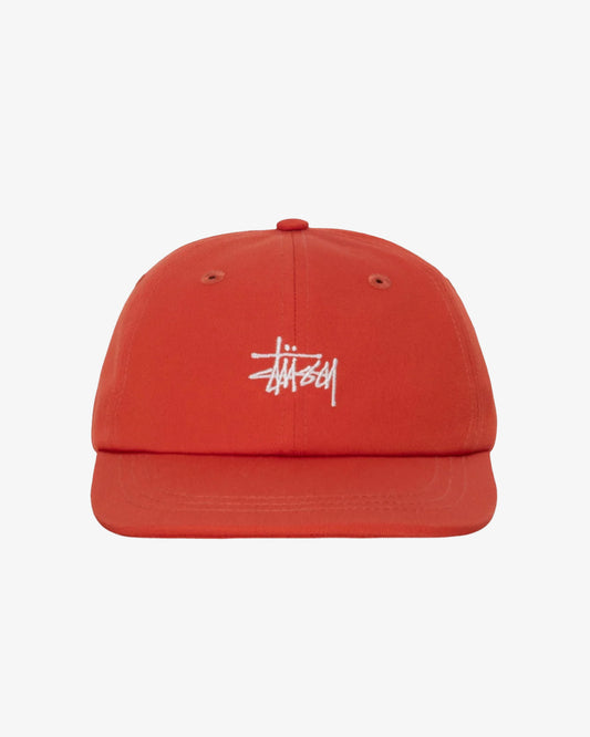 Stüssy Basic Stock Low Pro Cap Blood Orange