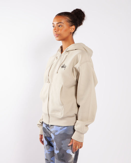 Stüssy Basic Zip Hood Khaki