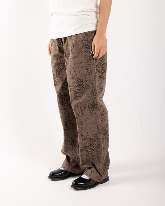 Stüssy Beach Pant Cotton Twill Fossil