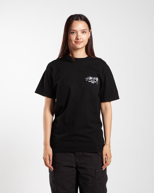 Stüssy Beat Sounds Pig. Dyed Tee Black