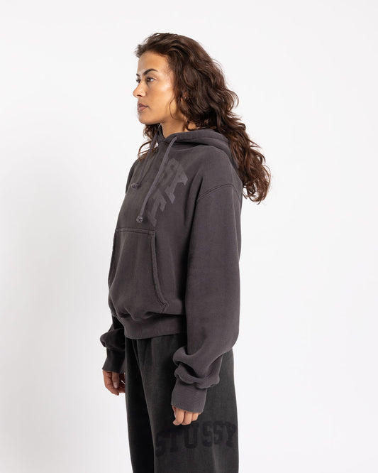 Stüssy Block Sport Gar. Dyed Hood Faded Black