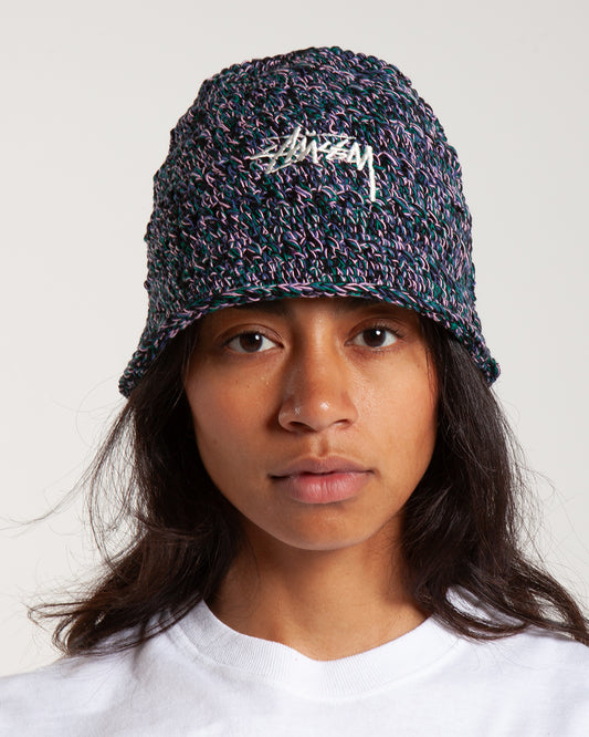 Stüssy Bucket Hemp Stock Navy