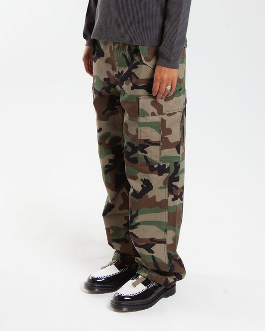 Stüssy Cargo Pant Olive Woodland Camo
