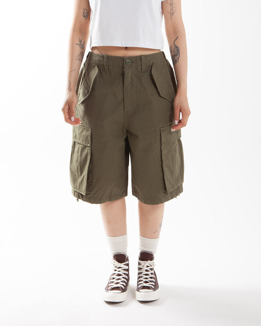 Stüssy Cargo Short Ripstop Woven Olive Green