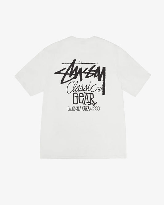 Stüssy Classic Gear Pig Dyed Tee Natural