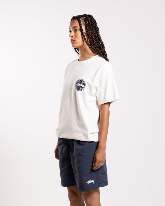 Stüssy Cross Dot Pig. Dyed Tee Natural