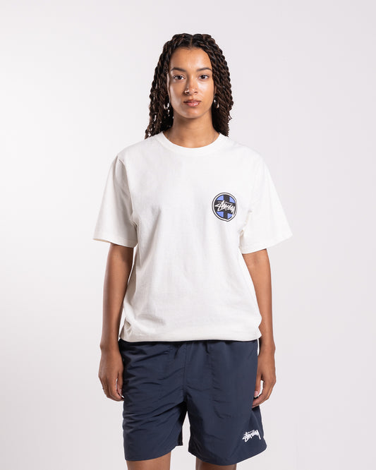 Stüssy Cross Dot Pig. Dyed Tee Natural