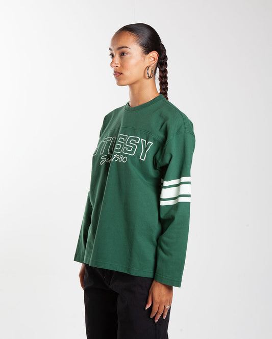 Stüssy Football Crew Green