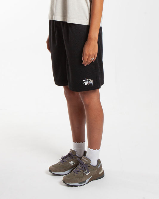 Stüssy Mesh Short Basic Airforce Satin Black