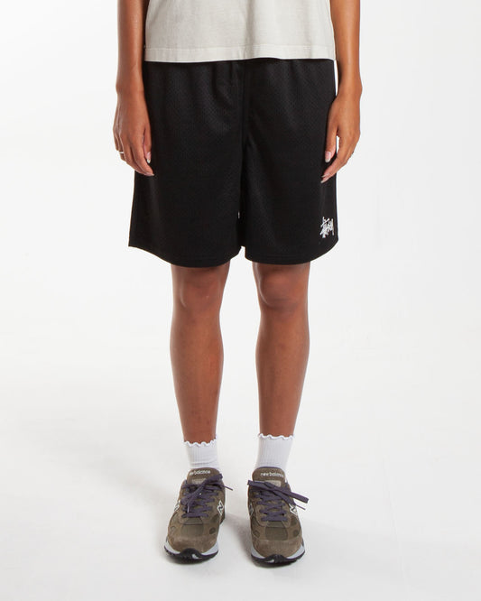 Stüssy Mesh Short Basic Airforce Satin Black