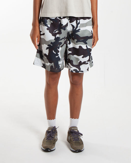 Stüssy Mesh Short Basic Airforce Satin Snow Camo