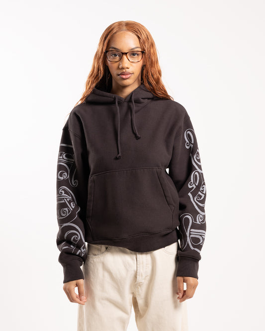 Stüssy Motif Print Hood Black